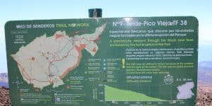 Карта пешего маршрута к Pico Vejo