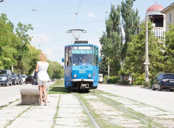 Голубой Трамвайчик в Евпатории