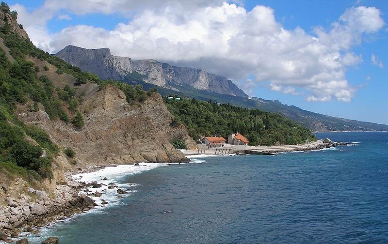 Алупка Береговая линия