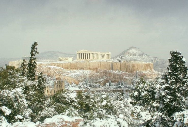 Греция в январе