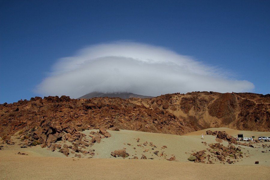 Вулкан Тейде в облаках