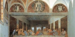 Фреска Леонардо да Винчи «Тайная вечеря»