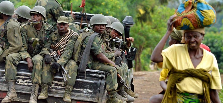 Военные в Конго